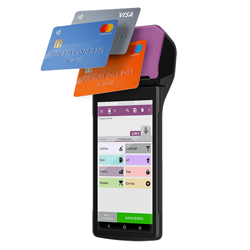 Lynne Kassensystem Kreditkartenslider